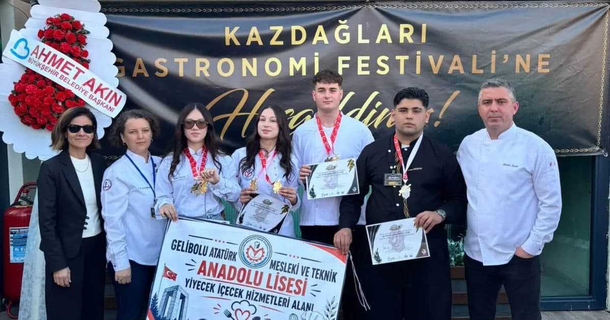 Gelibolu GastroTakımı’ndan 5 Madalya
