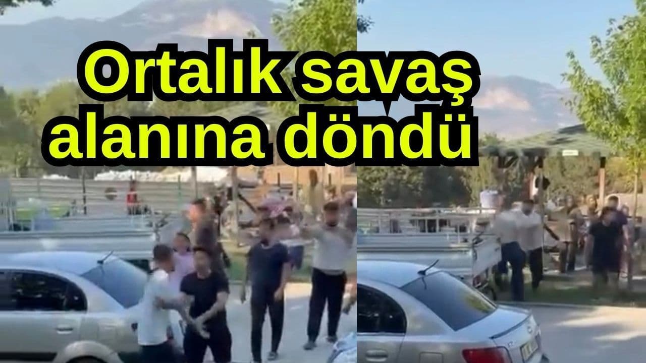 Cumalıkızık Kent Parkı'nda Ortalık Savaş Alanına Dönen Kavga