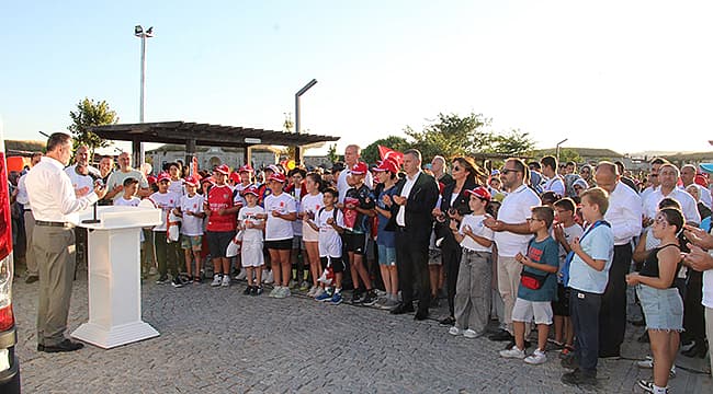 HAMİDİYE TABYALARI'NDA "PEDALLA DEĞERLERE YOLCULUK" ETKİNLİĞİ