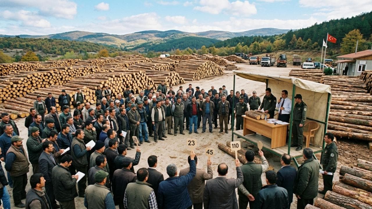 Kastamonu’da 30.000 m³’ten Fazla Ağaç İhaleye Çıktı – 17 Eylül 2026