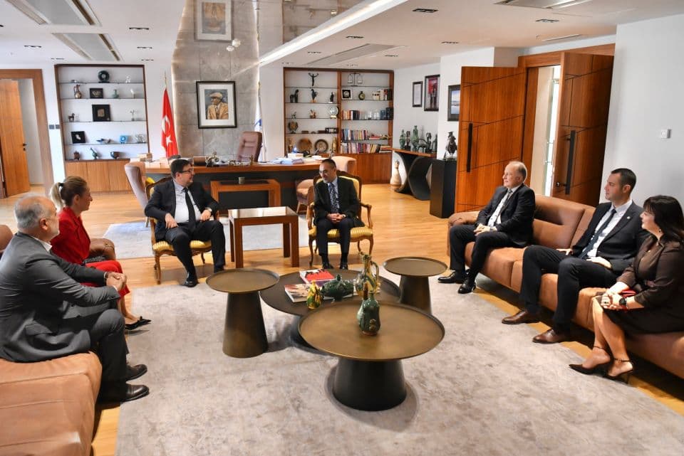 TBB Yöneticilerinden Başkan Muharrem Erkek’e Ziyaret