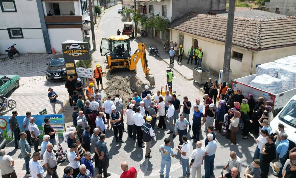 Kalkım’da Doğalgaz Projesi Başladı: İlk Kazma Vuruldu