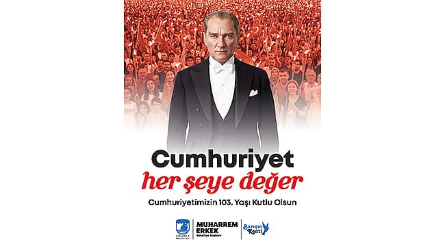 Çanakkale Belediye Başkanı Erkeğin 29 Ekim Cumhuriyet Bayramı Mesajı