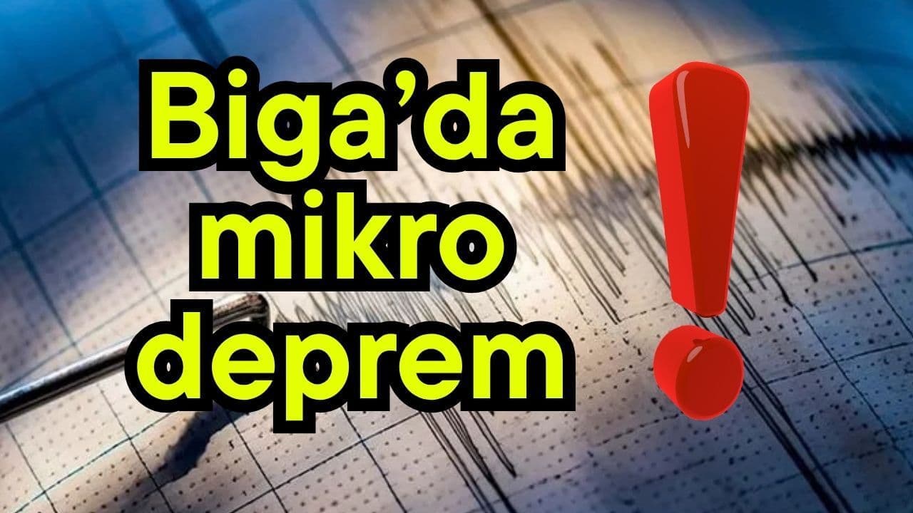 Biga’da 1.9 Şiddetinde Mikro Deprem Gerçekleşti