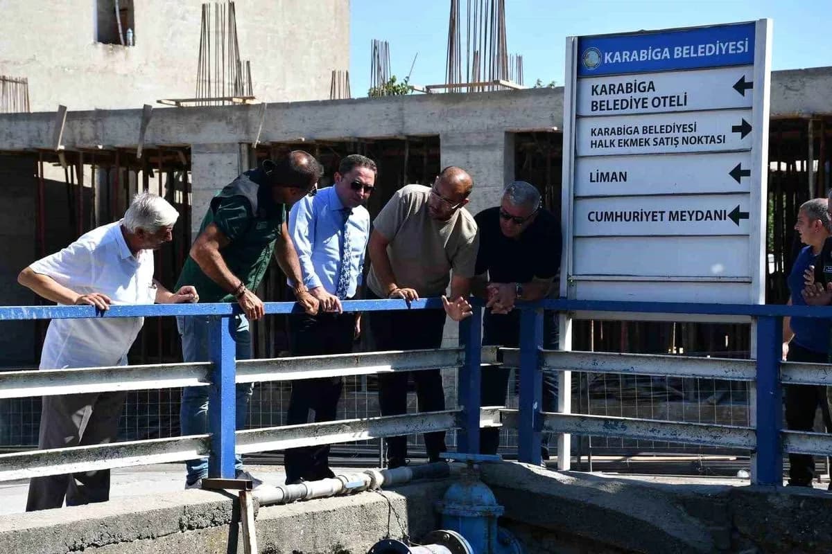 Karabiga'da Köprüler Yenileniyor