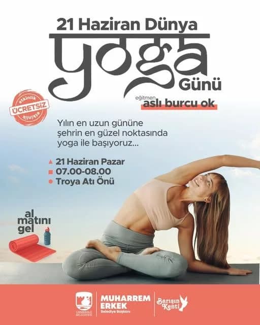 Çanakkale'de Yoga ile Gün Başlıyor
