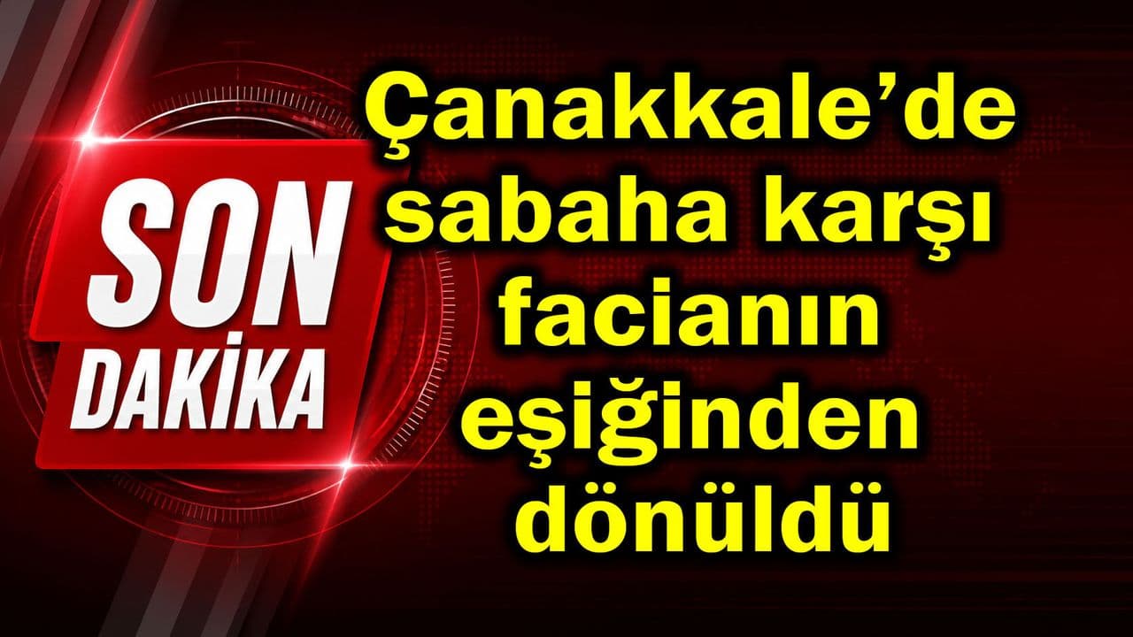 Çanakkale Barbaros Mahallesi'nde Korkutan Yangın: Alevler Üst Kattaki Aileyi Sardı!