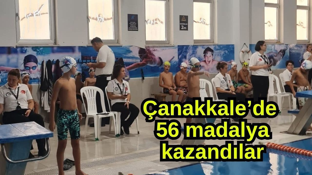 Çanakkale'de 56 Madalya Kazanan İÇDAŞ Spor Kulübü Biga'da Büyük Başarı