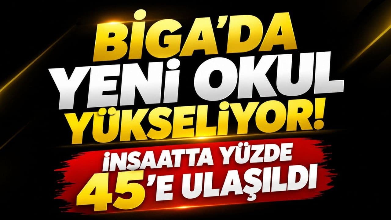 Biga'da Eğitim Seferberliği: Yeni Özel Eğitim Anaokulu İnşaatında Önemli Eşik Aşıldı