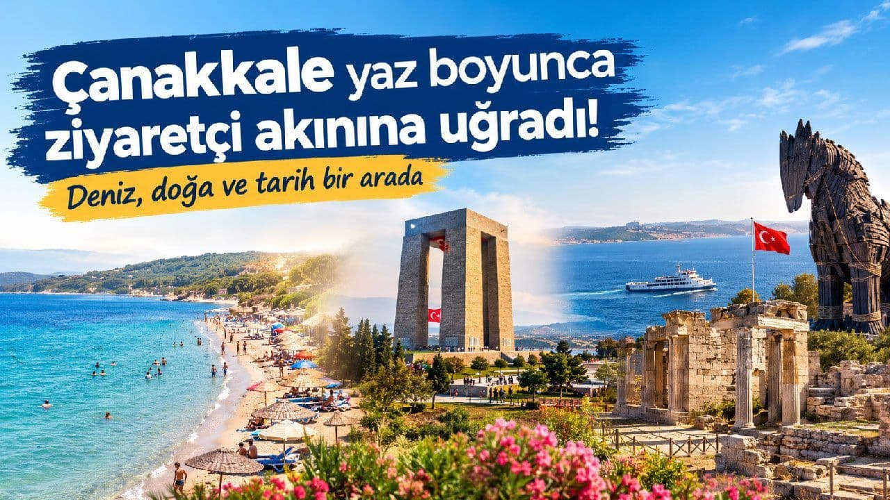 Çanakkale yaz sırasında misafir akınına uğradı