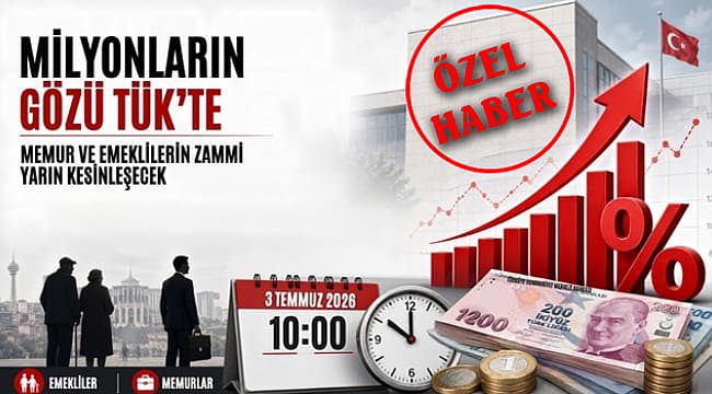 MİLYONLARIN GÖZÜ TÜİK'TE: MEMUR VE EMEKLİLERİN ZAMMI YARIN KESİNLEŞECEK