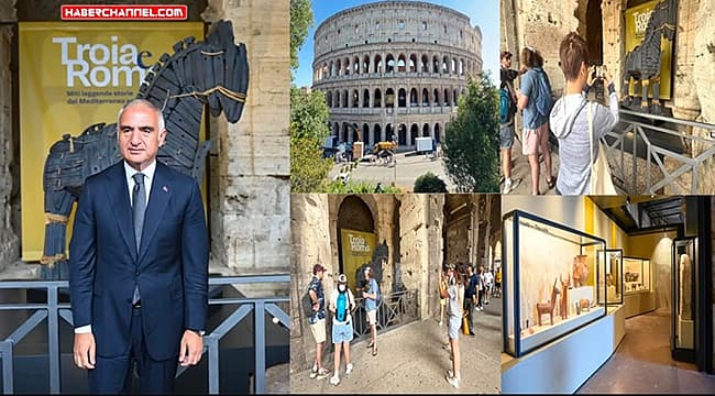 ROMA'NIN KALBİNDE BİR ÇOMÜ BAŞARI HİKÂYESİ: TROYA MİRASI KOLEZYUM'DA