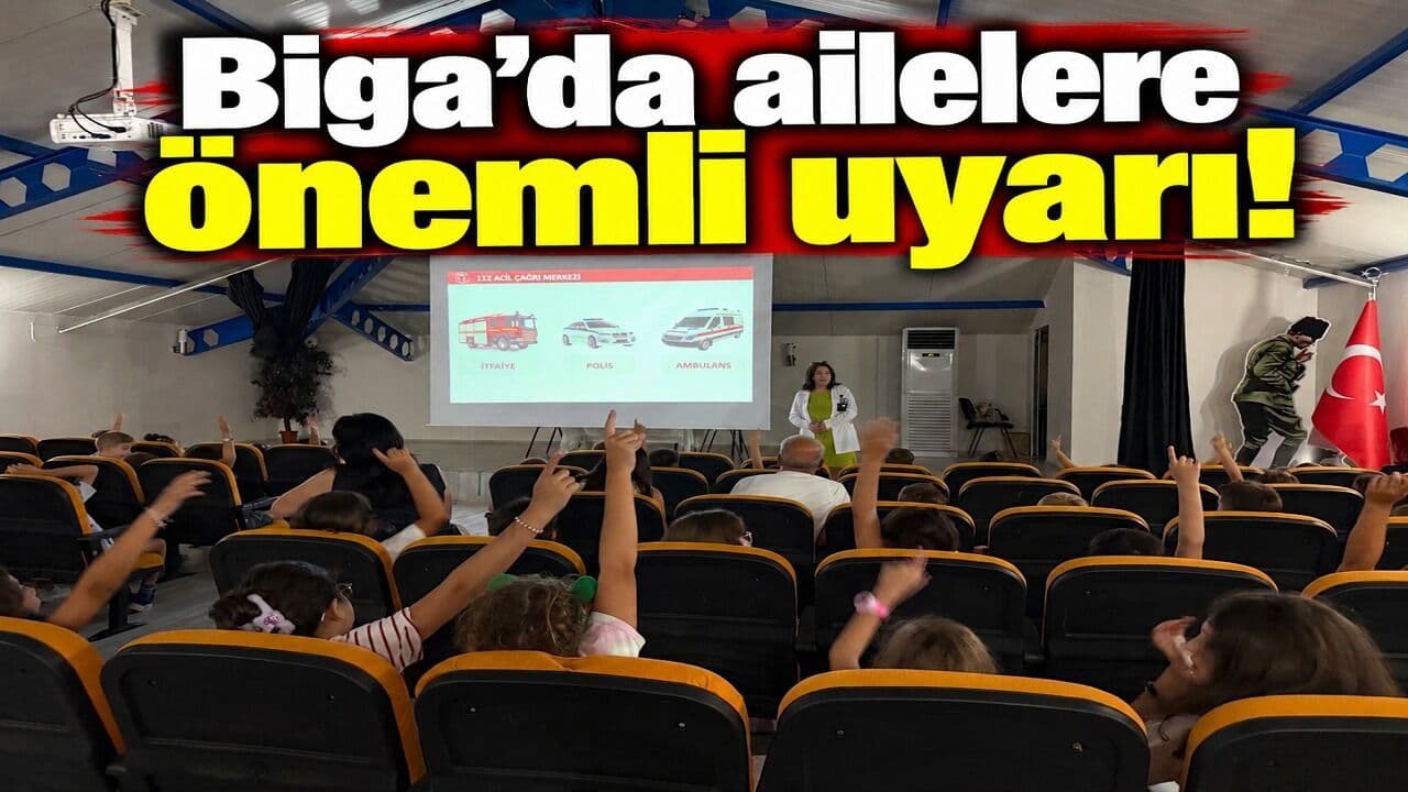 Ailelere mühim ikaz Biga’da