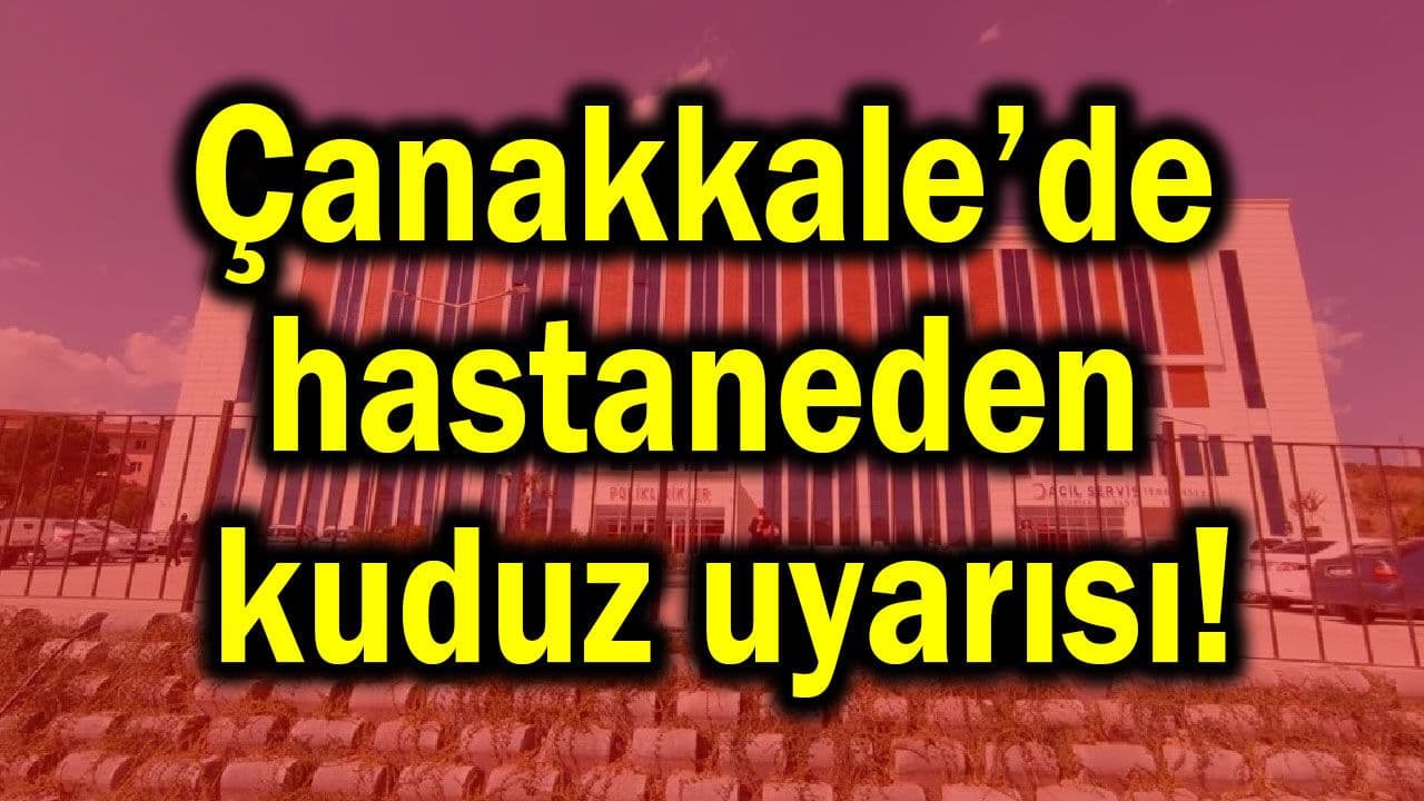 Çanakkale'de Kuduz Alarmı: Çan Devlet Hastanesi'nden Halk Sağlığına Acil Çağrı!