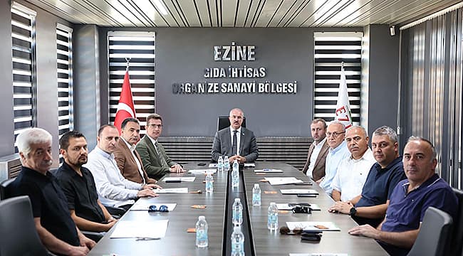 Ezine Gıda İhtisas OSB'de Müteşebbis Heyet Toplantısı Gerçekleştirildi