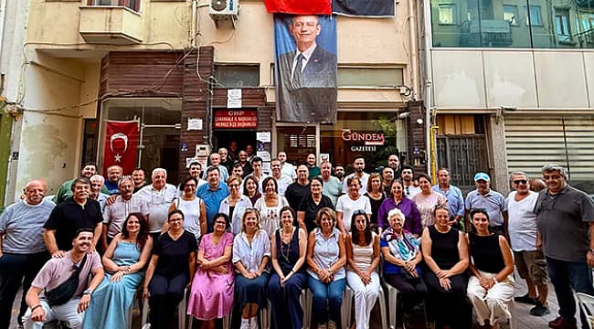 CHP'NİN DAYANIŞMA NÖBETİNE GELİBOLU İLÇE ÖRGÜTÜ'NDEN DESTEK