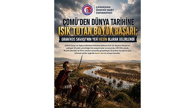 YÜZYILLIK TARTIŞMAYA ÇOMÜ NOKTAYI KOYDU