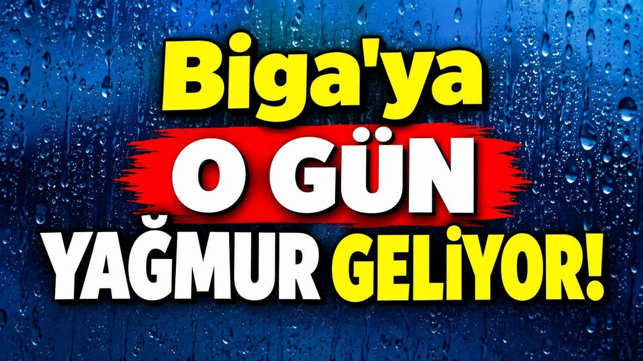 Çanakkale’de Pazartesi Yağmur Bekleniyor!