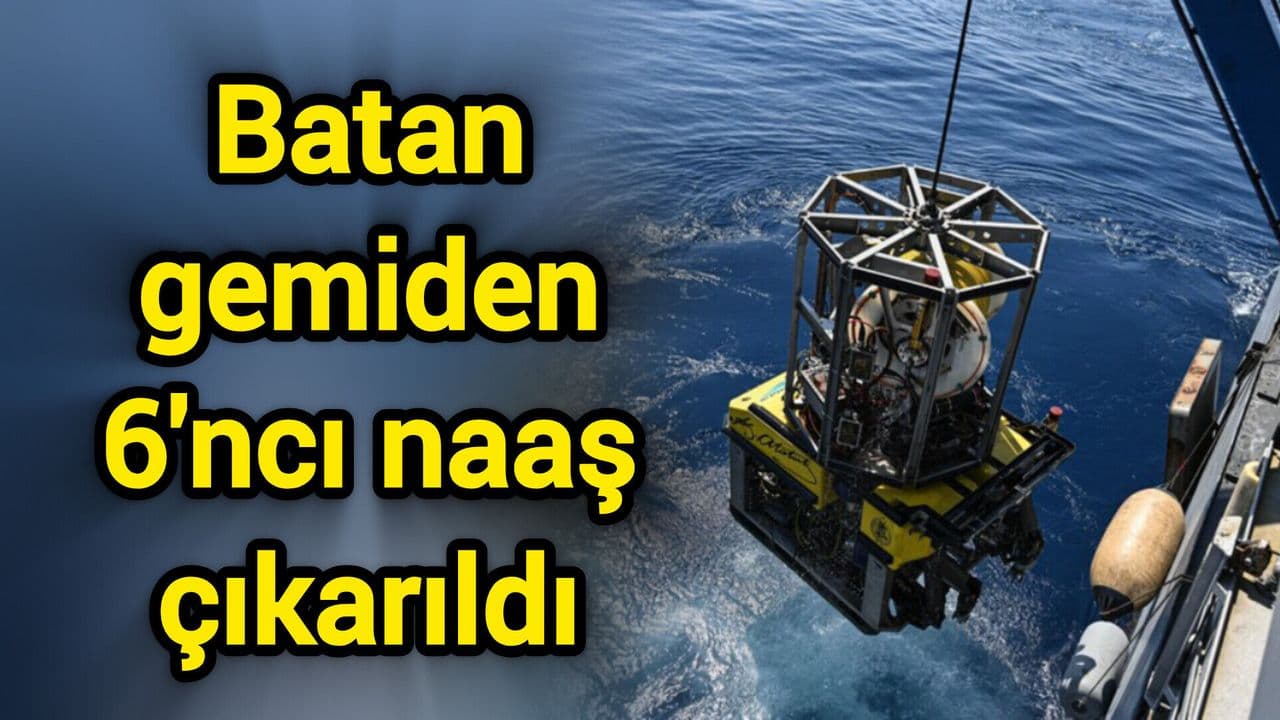 Girne Açıklarında Batan Filo Jet Gemisinden 6. Naaş Çıkarıldı