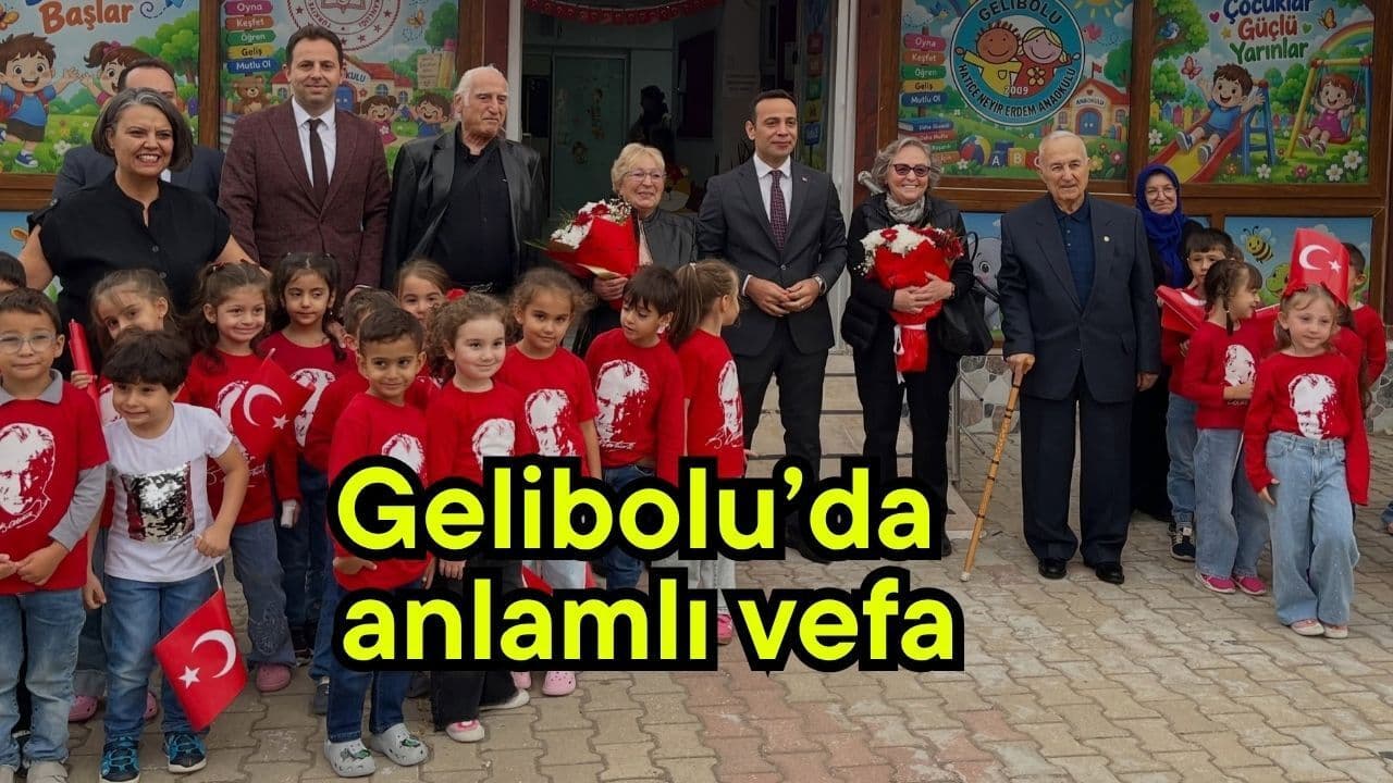 Gelibolu’da anlamlı vefa