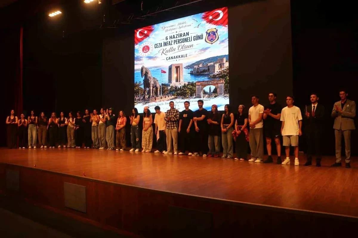 Çanakkale'de Ceza İnfaz Personeli Günü Coşkulu Etkinliklerle Kutlandı