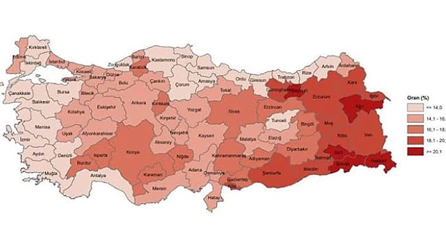 TÜRKİYE NÜFUSTA DÜNYADA 18. SIRADA