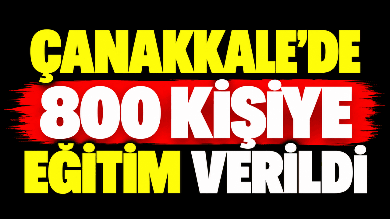 Çanakkale'de 800 Kişiye Bağımlılık Eğitimi – Yeşilay