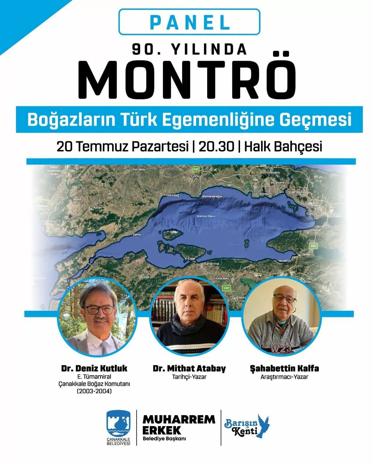 Montrö Boğazlar Sözleşmesi'nin 90. Yılı Çanakkale'de Anlatılacak