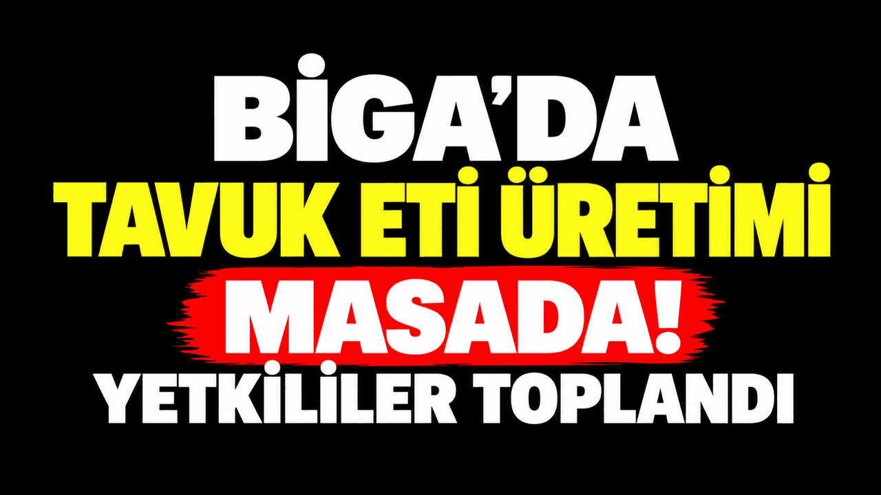 Biga'da Kanatlı Hayvancılık Sektörü İçin Kritik Zirve: Üreticilerin Sesleri Duyuldu