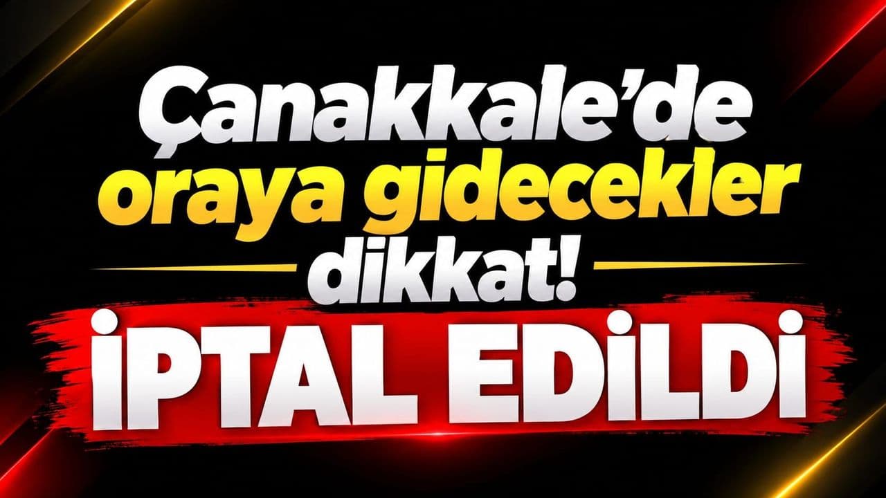 Çanakkale’de Gökçeada Feribot Seferleri Hava Koşulları Nedeniyle İptal Edildi