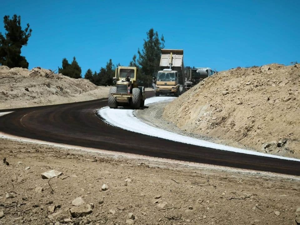 Eceabat Sarafin Yolunda 12 km'lik Yol Çalışması Başladı
