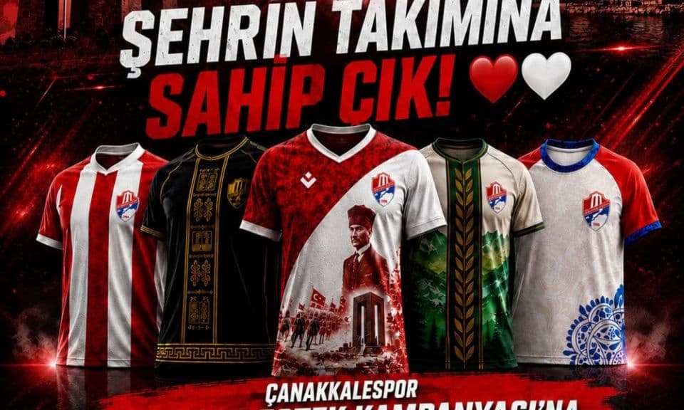 Çanakkalespor için kenetlenme zamanı: Bir forma da sen al, 3. Lig yolculuğuna destek ol!