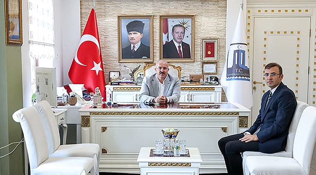 YENİ ÇAN KAYMAKAMI BÜLENT ŞİMŞEK'TEN VALİ TORAMAN'A ZİYARET