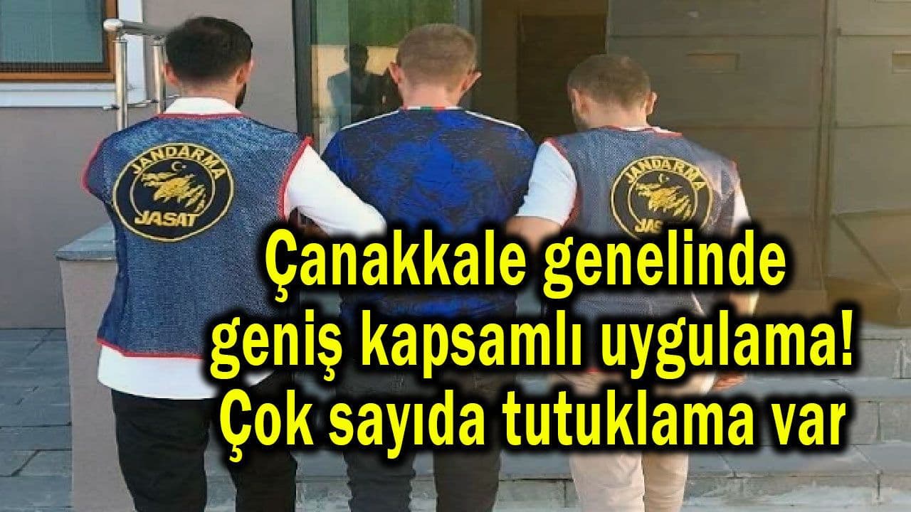 Çanakkale'de Geniş Kapsamlı Güvenlik Operasyonu: Binlerce Kişi Sorgulandı, Arananlar Yakalandı!