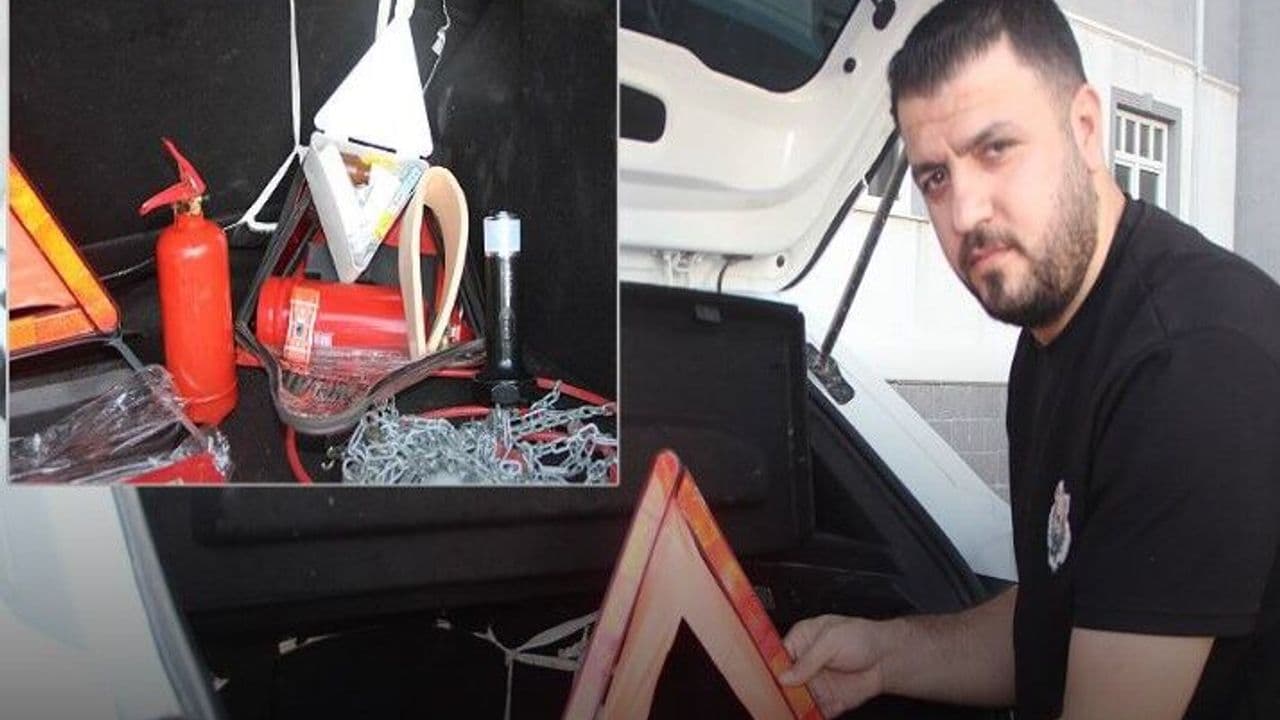 Sürücüler dikkat! Bagajınızda bunlar yoksa cezası var (Video)
