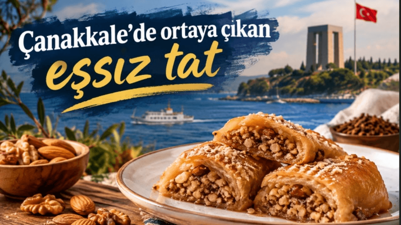 Ortaya çıkan eşsiz tat Çanakkale’de