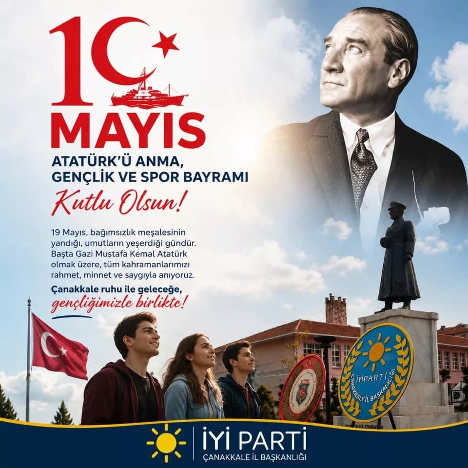 İyi Parti Çanakkale'den 19 Mayıs Mesajı