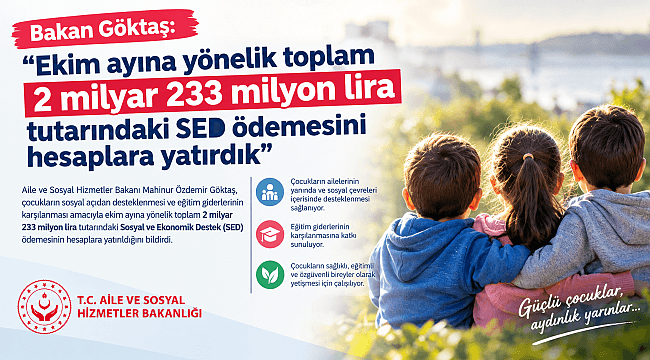 Çanakkale’de SED Ödemeleri Hesaplara Yatırıldı: 2,233 Milyar Lira Destek