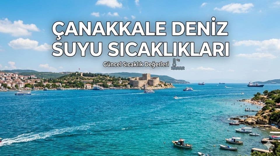 Çanakkale Deniz Suyu Sıcaklıkları - 12 Ağustos 2026 Çarşamba