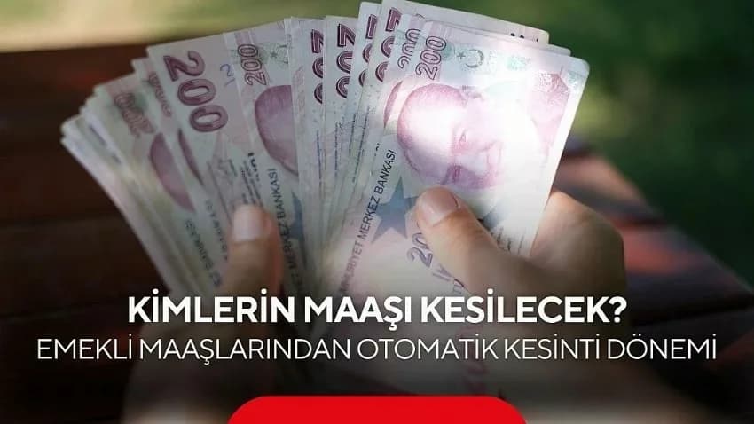 SGK'DAN EMEKLİ MAAŞLARINA KESİNTİ DÜZENLEMESİ! Borcu Olanlardan %10 Kesinti Yapılacak
