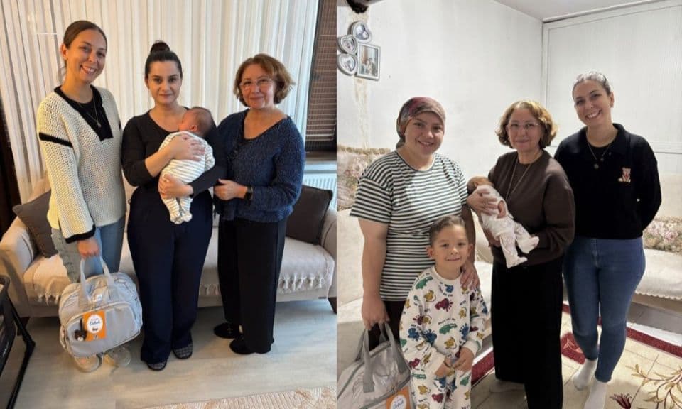 Bozcaada’da Yeni Doğan Bebeklere Hoş Geldin Ziyareti