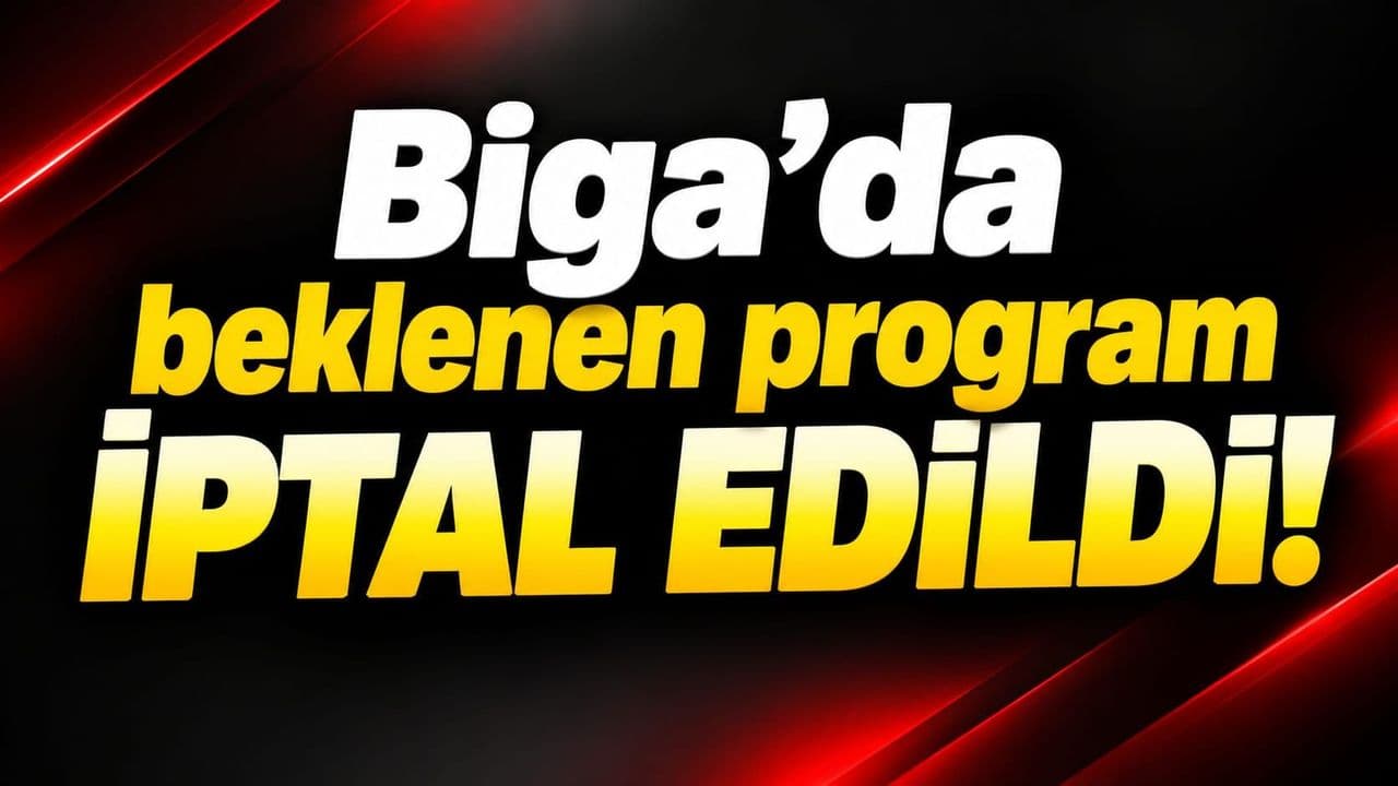Biga'daki Geleneksel Anma Programı Hava Muhalefeti Nedeniyle Ertelendi: Yeni Tarih Bekleniyor