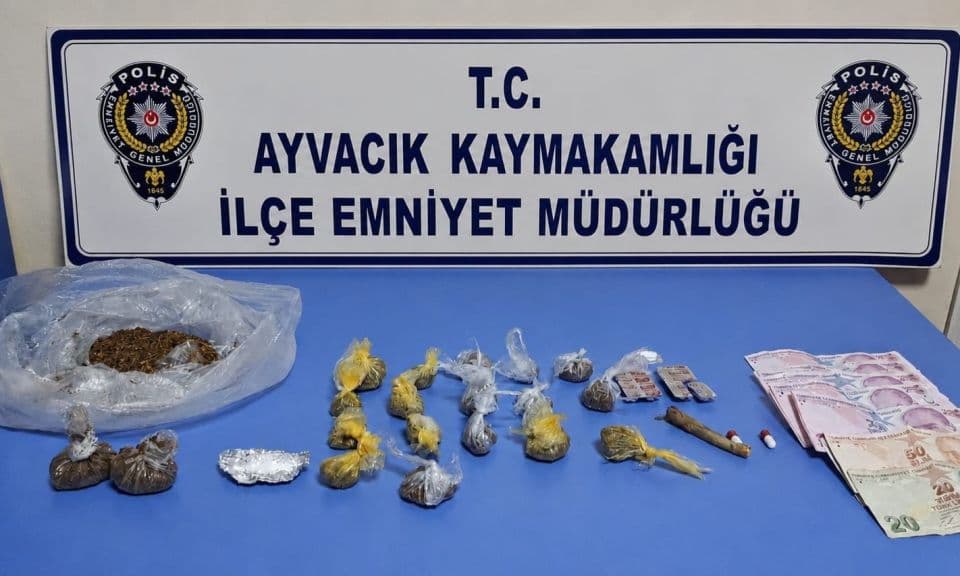 Uyuşturucu harekâti: 1 tutuklama Ayvacık'ta