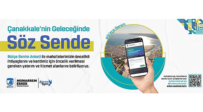 Bütçe Benim: Çanakkale’nin Geleceğine Ortak Karar Verme Şansı