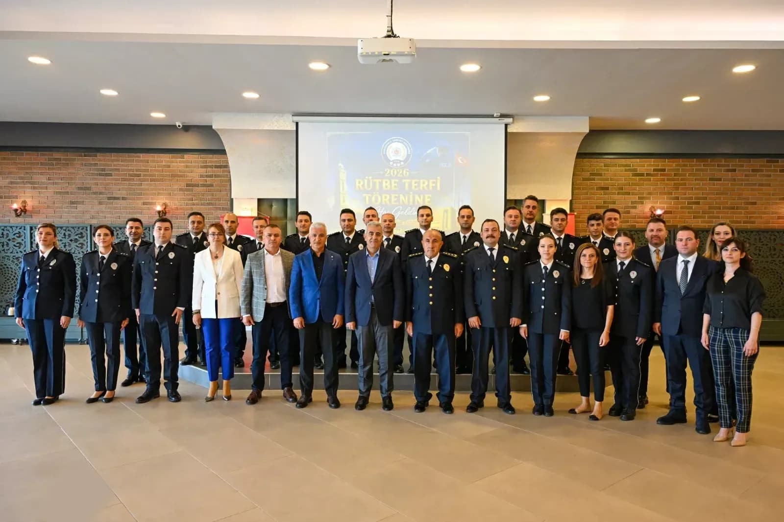 Çanakkale Emniyet Müdürlüğü'nde 2026 Yılı Rütbe Terfi Töreni Düzenlendi
