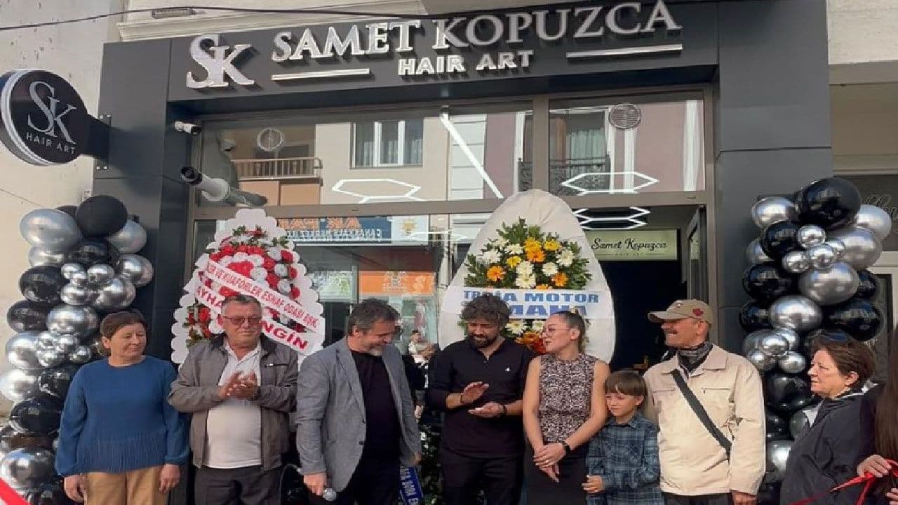 Çanakkale’de Samet Kopuzca kendi işyerini açtı (Video)