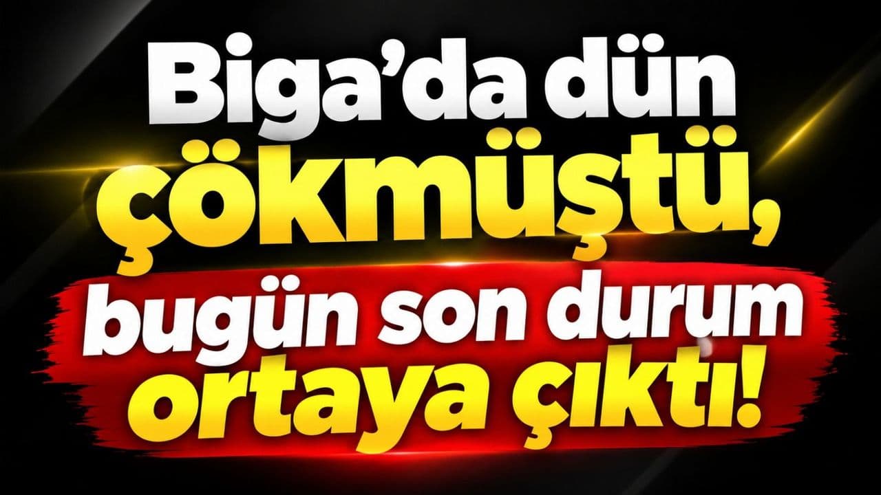 Biga’da Demirci Deresi Köprüsü Çökmesi: Çökmüş, Bugün Onarıldı