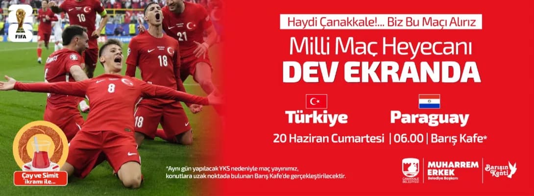 Milli Maç Dev Ekranda İzlenecek