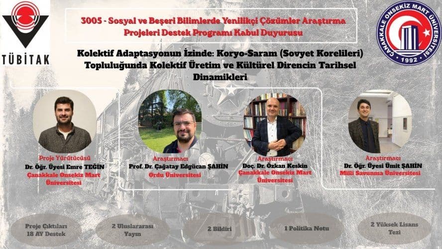 TÜBİTAK’tan Koryo‑Saram Projesi Desteği – Çanakkale’de Yeni Araştırma