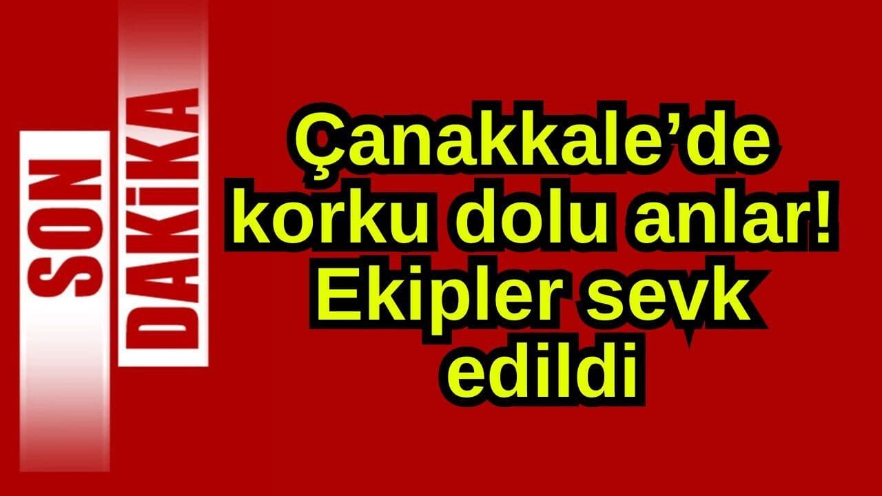 Çanakkale’de Küçükkuyu Tünelleri’nde Şiddetli Yangın: İtfaiye Ekipleri Hemen Müdahale Etti